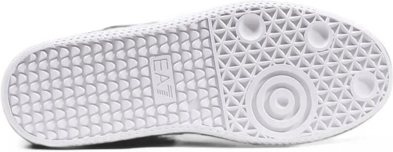 Ea7 Emporio Armani logo-print leather sneakers Zwart - Foto 4