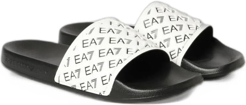 Ea7 Emporio Armani logo-print sandals Wit - Foto 3