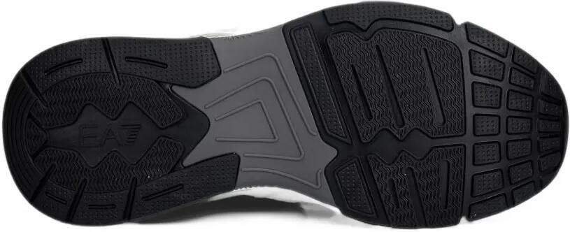 Ea7 Emporio Ar i mesh-panelled logo-print sneakers Grijs - Foto 5