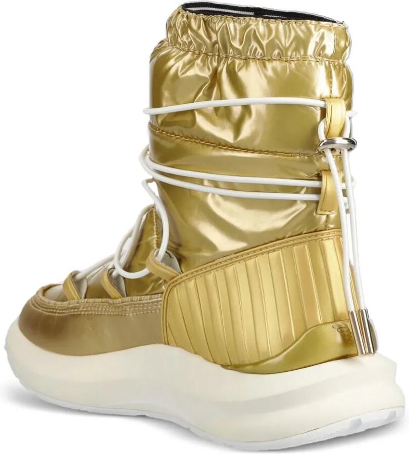 Ea7 Emporio Armani Metallic gewatteerde enkellaarzen R369 GOLD - Foto 2