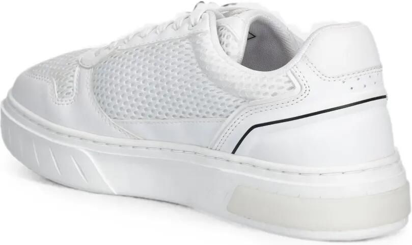 Ea7 Emporio Ar i New Premium Court sneakers met vlakken en logoprint Wit