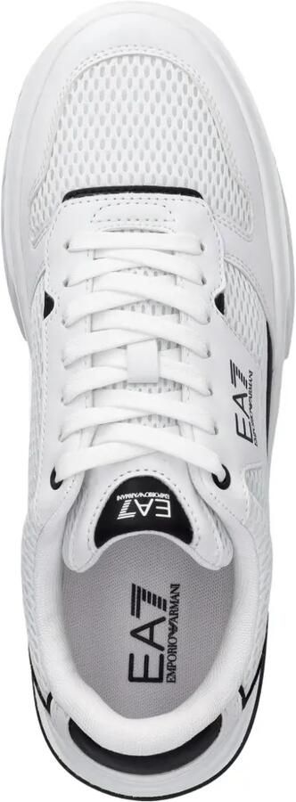 Ea7 Emporio Armani Premium Court logoprint sneakers Wit - Foto 4