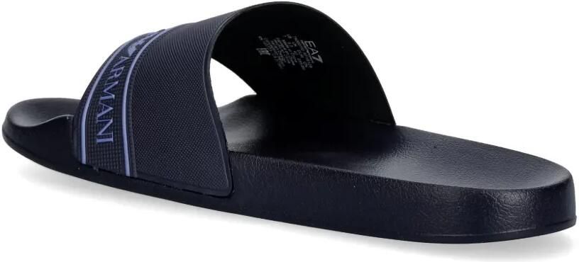 Ea7 Emporio Armani Slippers met logoprint Blauw - Foto 3