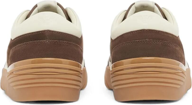Ea7 Emporio Armani Sneakers met contrasterend vlak Bruin - Foto 3