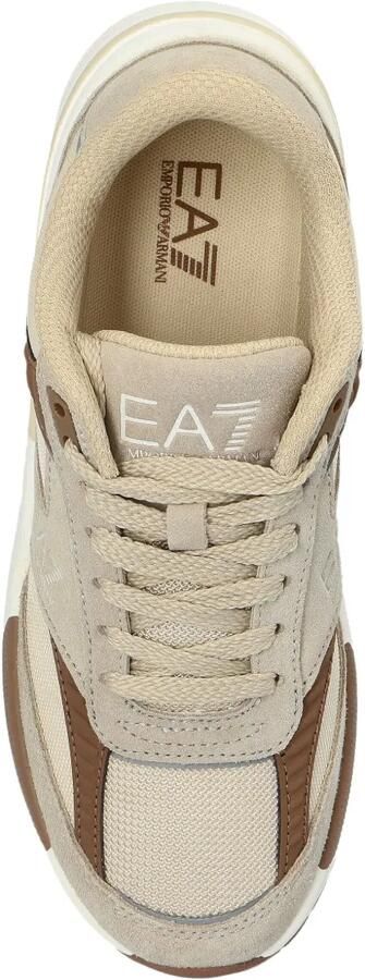 Ea7 Emporio Armani Sneakers met logo Beige - Foto 5