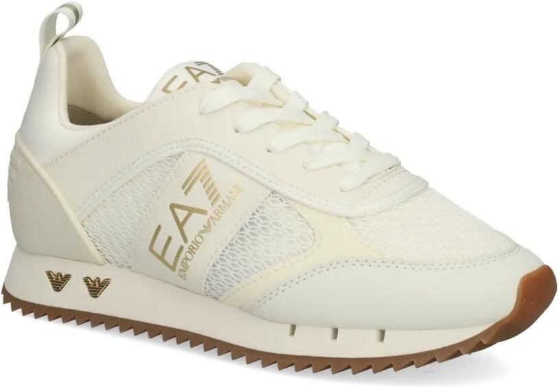 Ea7 Emporio Armani Sneakers met logo Beige - Foto 3