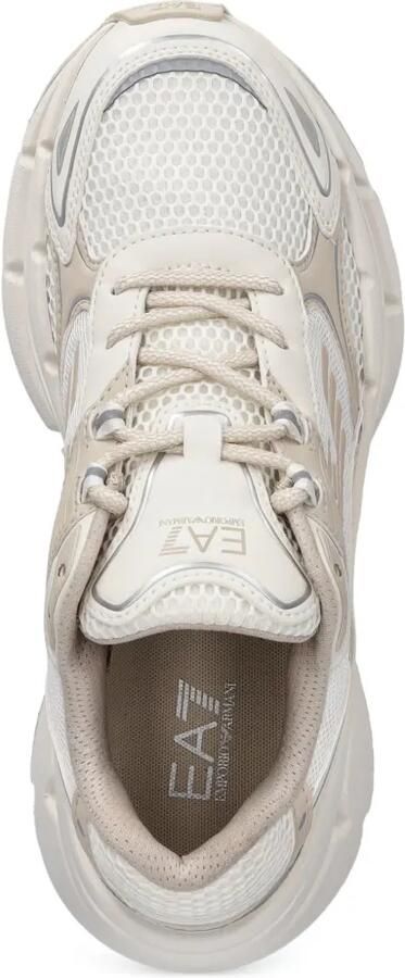 Ea7 Emporio Armani Sneakers met logo Beige - Foto 4
