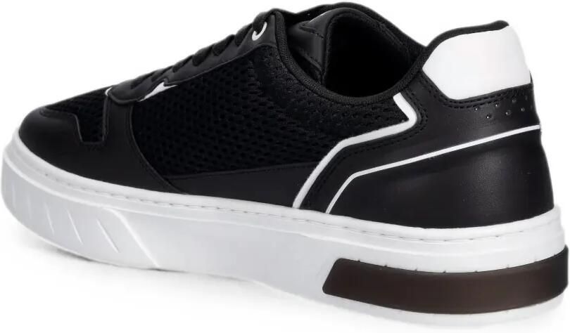 Ea7 Emporio Ar i Sneakers met logo-print en mesh vlakken Zwart - Foto 3