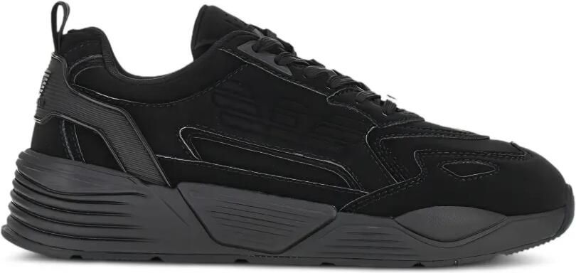 Ea7 Emporio Armani Sneakers met logo-reliëf met vlakken Zwart - Foto 2