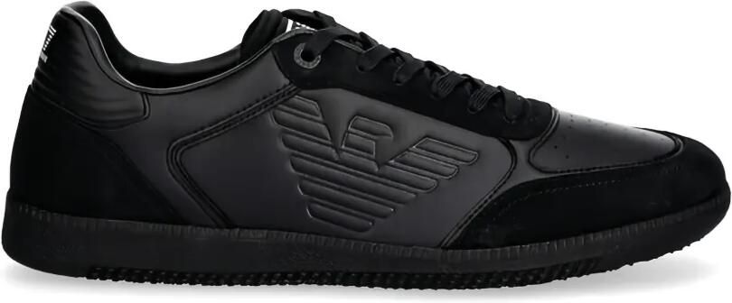 Ea7 Emporio Ar i Sneakers met logo-reliëf Zwart