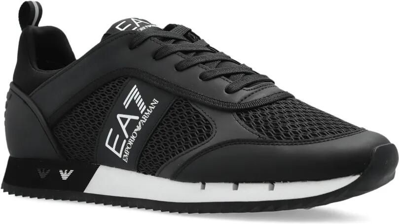 Ea7 Emporio Armani Sneakers met logo Zwart - Foto 3