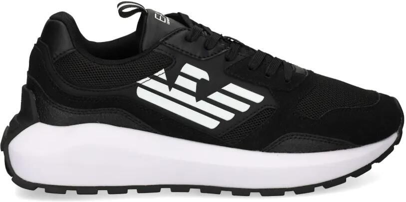 Ea7 Emporio Armani Sneakers met logo Zwart