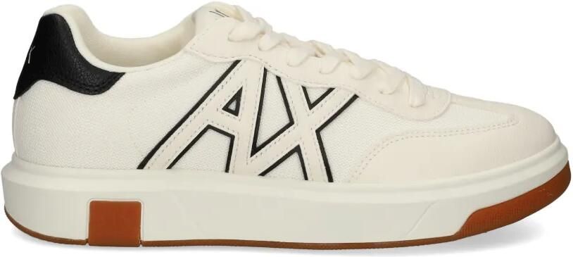 Ea7 Emporio Armani Sneakers met logodetail Beige