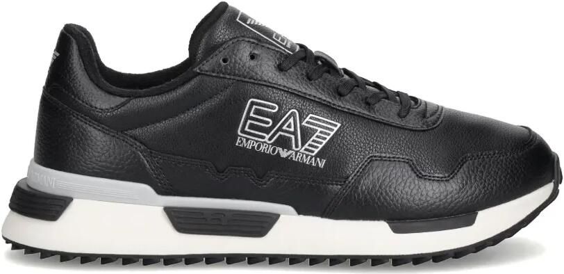 Ea7 Emporio Ar i Sneakers met logodetail en vlakken Zwart