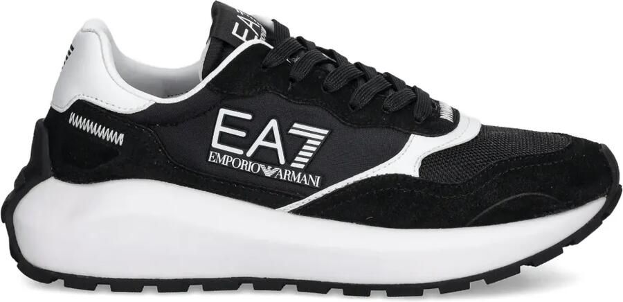 Ea7 Emporio Ar i Sneakers met logodetail Zwart