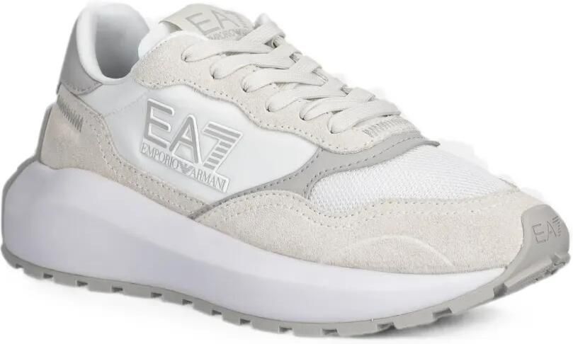 Ea7 Emporio Ar i Sneakers met logopatch Beige - Foto 3