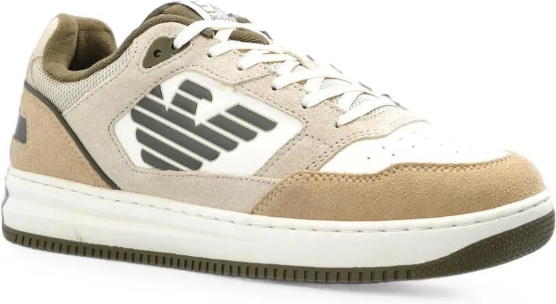 Ea7 Emporio Armani Sneakers met logopatch Beige - Foto 3