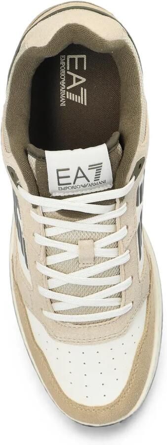 Ea7 Emporio Armani Sneakers met logopatch Beige - Foto 5