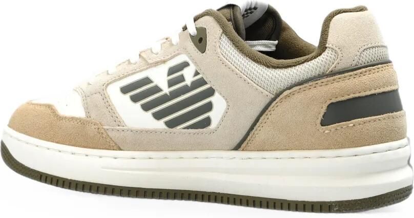 Ea7 Emporio Armani Sneakers met logopatch Beige - Foto 4