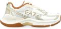 Ea7 Emporio Armani Sneakers met logopatch Wit - Wit