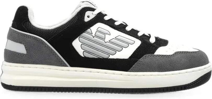 Ea7 Emporio Armani Sneakers met logopatch Zwart
