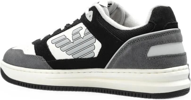 Ea7 Emporio Armani Sneakers met logopatch Zwart - Foto 3