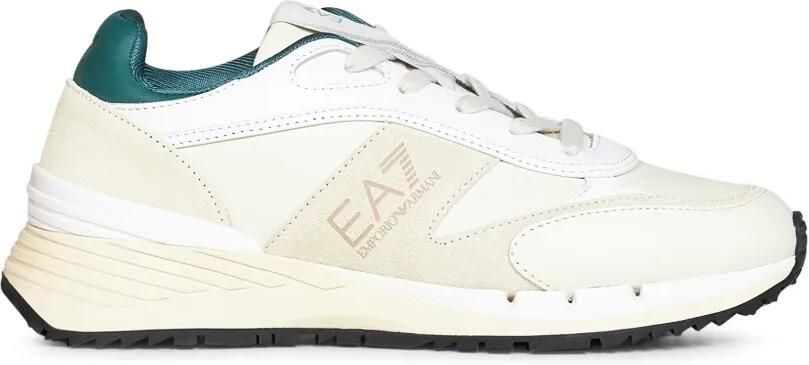 Ea7 Emporio Ar i Sneakers met logoprint Beige