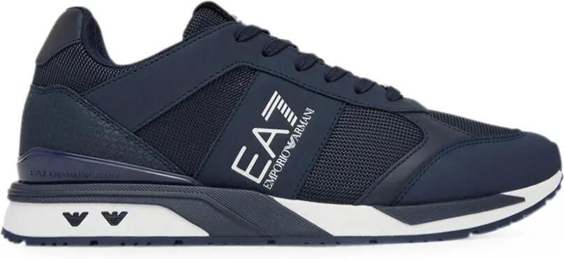 Ea7 Emporio Ar i Sneakers met logoprint Blauw