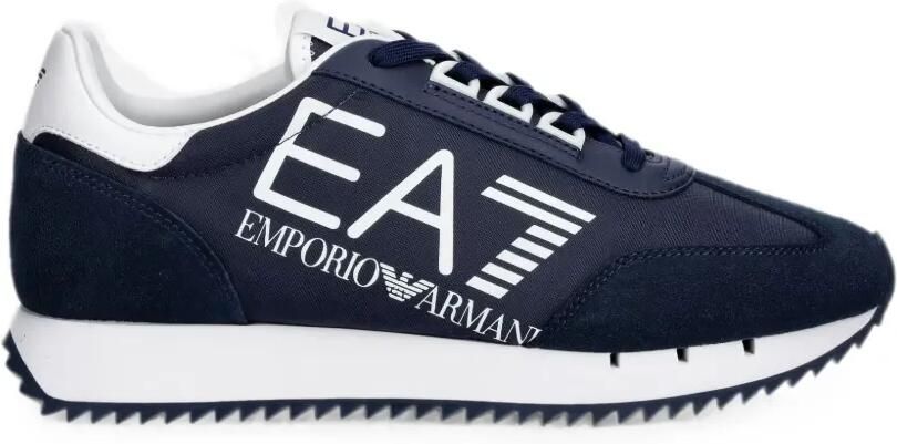 Ea7 Emporio Ar i Sneakers met logoprint Blauw