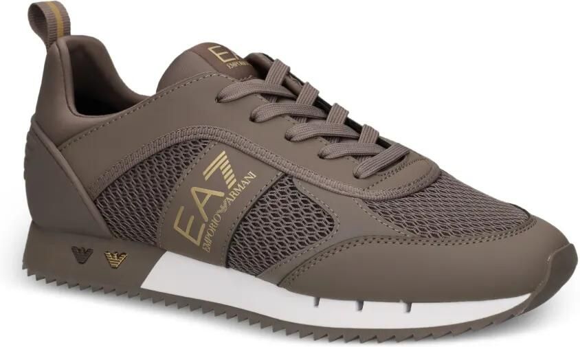 Ea7 Emporio Armani Sneakers met logoprint Bruin - Foto 3