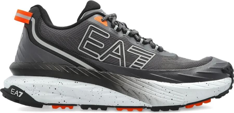 Ea7 Emporio Armani Sneakers met logoprint Grijs