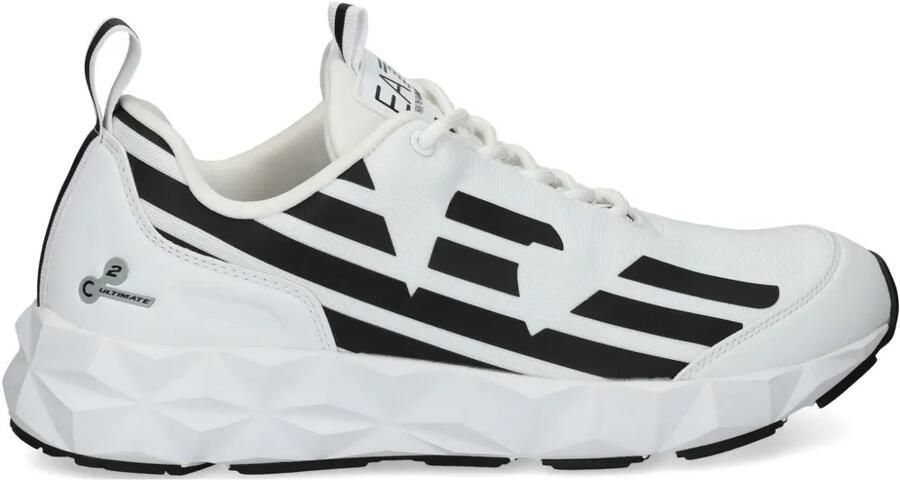 Ea7 Emporio Armani Sneakers met logoprint Wit