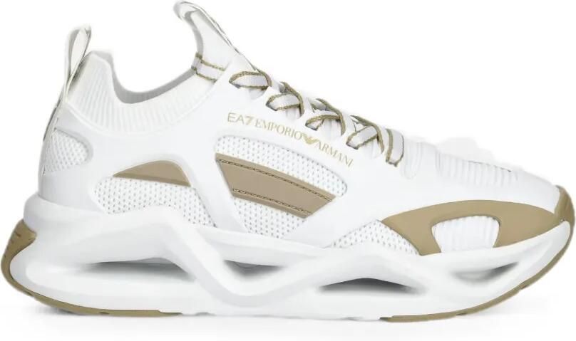 Ea7 Emporio Armani Sneakers met logoprint Wit
