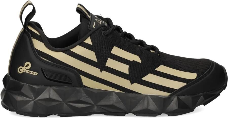 Ea7 Emporio Armani Sneakers met logoprint Zwart