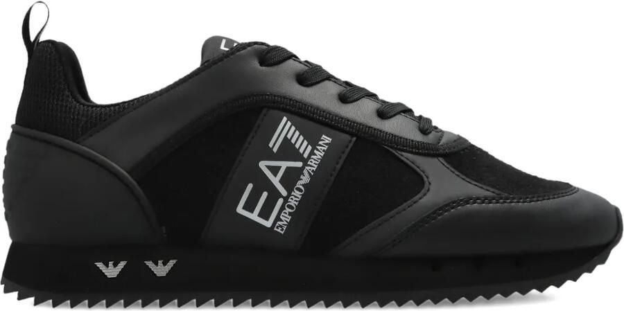 Ea7 Emporio Ar i Sneakers met logoprint Zwart