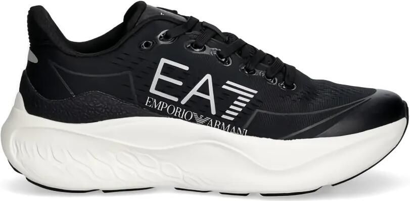 Ea7 Emporio Armani Sneakers met logoprint Zwart
