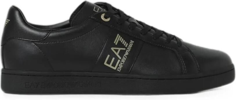 Ea7 Emporio Armani Sneakers met logoprint Zwart