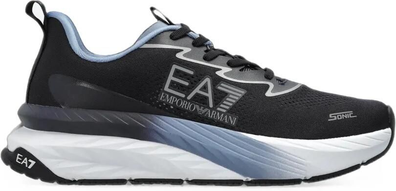Ea7 Emporio Armani Sneakers met logoprint Zwart