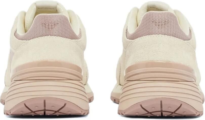 Ea7 Emporio Armani Sneakers met mesh vlak en zool met textuur Beige - Foto 3