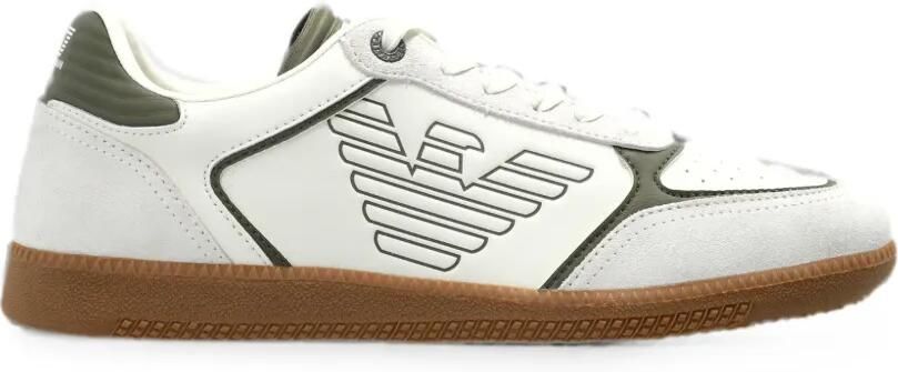 Ea7 Emporio Armani Sneakers met vlakken en logoprint Wit