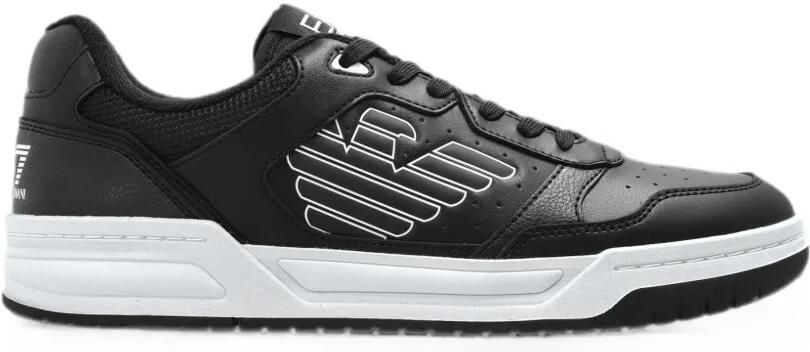 Ea7 Emporio Armani Sneakers met vlakken en logoprint Zwart