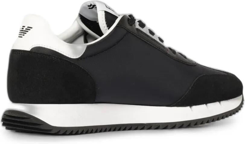 Ea7 Emporio Armani Sneakers met vlakken en logoprint Zwart - Foto 2