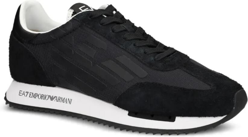 Ea7 Emporio Armani Sneakers met vlakken en logoprint Zwart - Foto 2