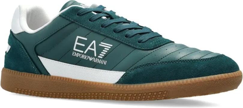 Ea7 Emporio Armani Sneakers verfraaid met logo Groen - Foto 5