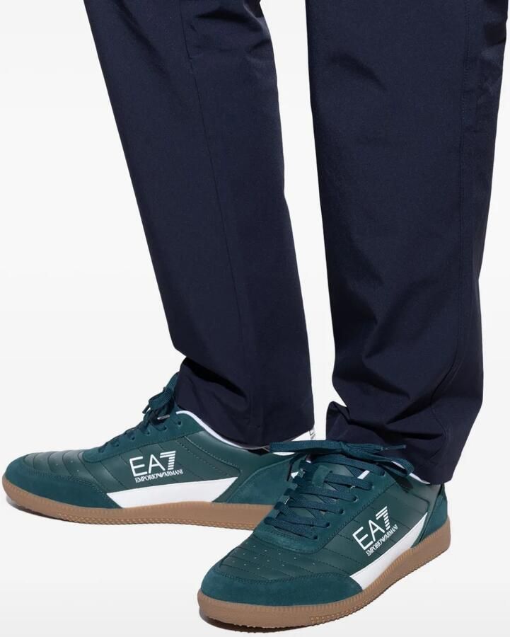 Ea7 Emporio Armani Sneakers verfraaid met logo Groen - Foto 2
