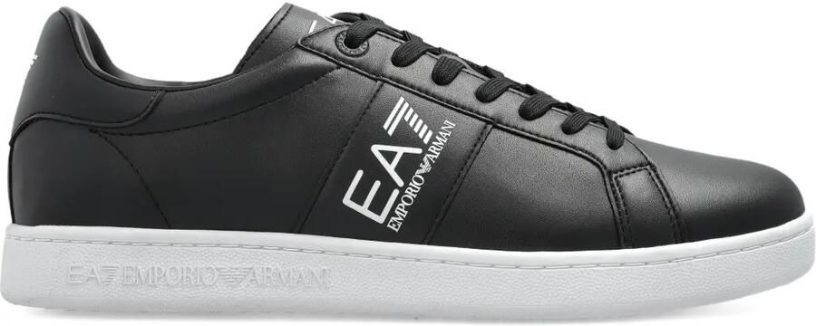 Ea7 Emporio Armani Sneakers verfraaid met logo Zwart