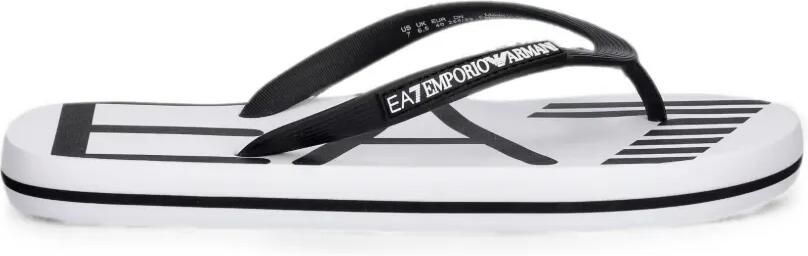 Ea7 Emporio Ar i Teenslippers met logo Wit