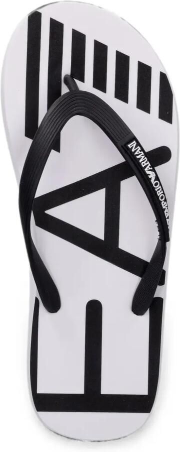 Ea7 Emporio Ar i Teenslippers met logo Wit - Foto 2