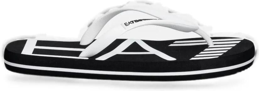 Ea7 Emporio Ar i Teenslippers met logoprint Zwart