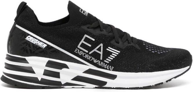 Ea7 Emporio Armani Crusher Distance low-top sneakers Zwart